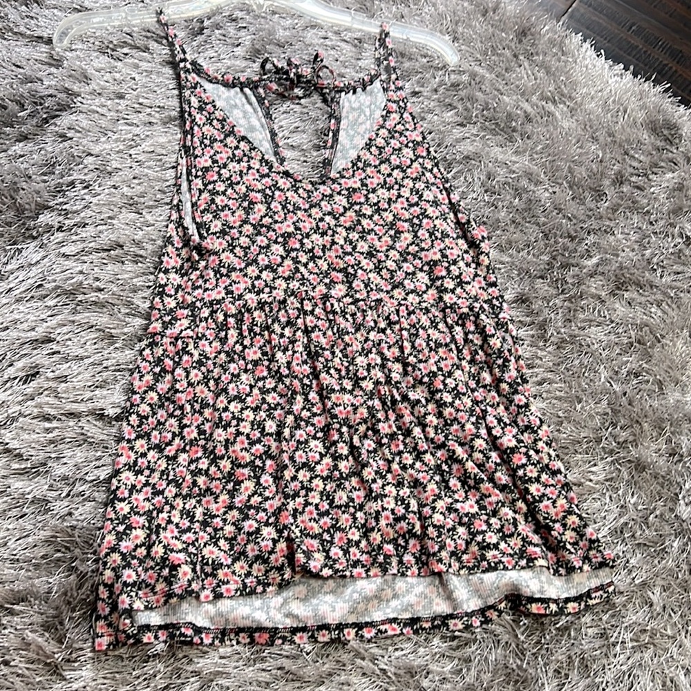 Floral American Eagle Tank